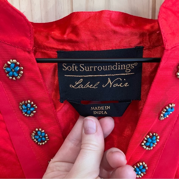 Soft Surrounding Noir Label Red Tunic - Picture 4 of 5